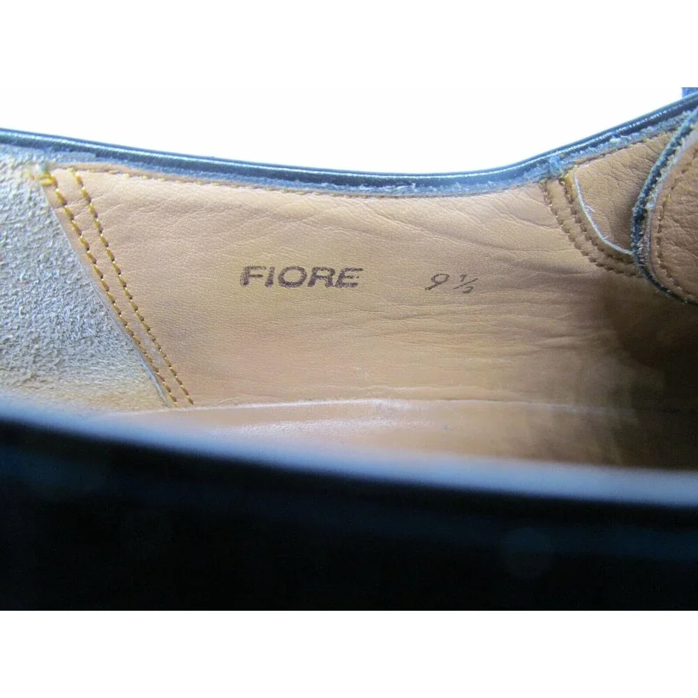 Mezlan Fiore Mens Black Leather Split Toe Derbys Size US 9.5 D Made In Spain